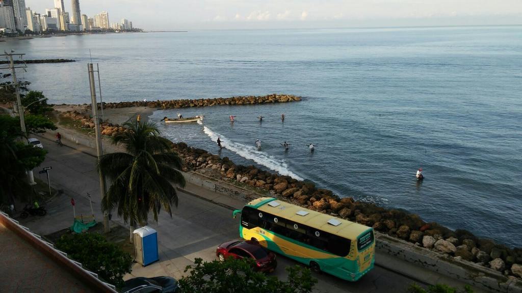 דירות Apto En Cartagena Ed Puerto Azul Vista Al Mar מראה חיצוני תמונה